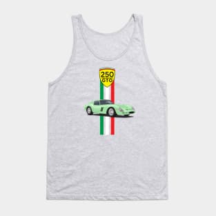 The supercar 250 gto racing green light Tank Top